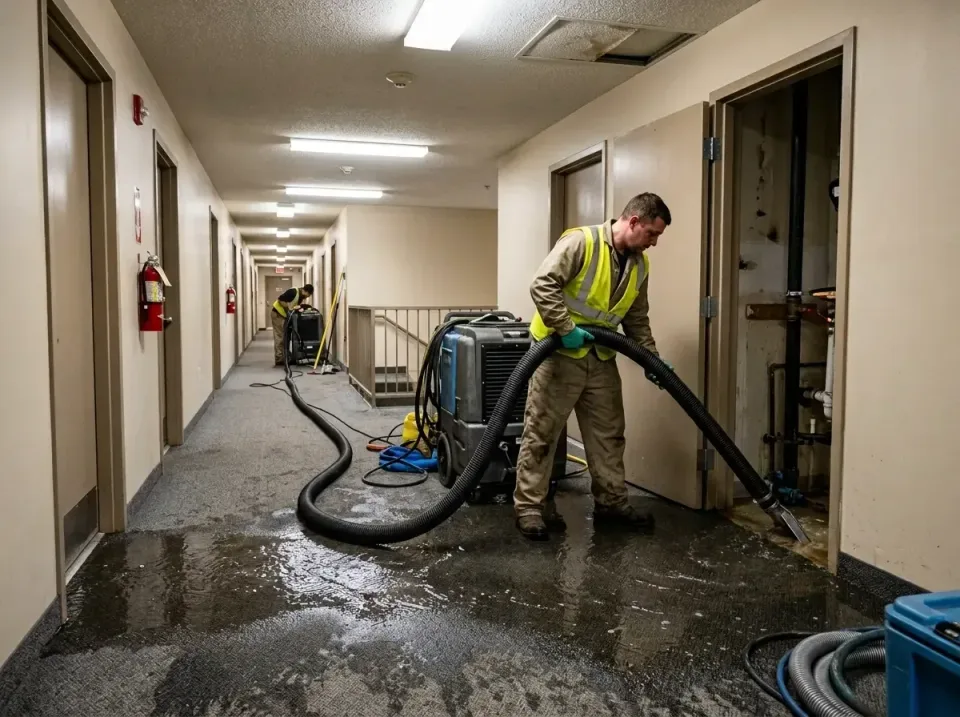 multi-unit-apartment-hallway-f-005 — frequently asked questions, Emergency Burst Pipe Water Extraction & Removal in Onawa, IA